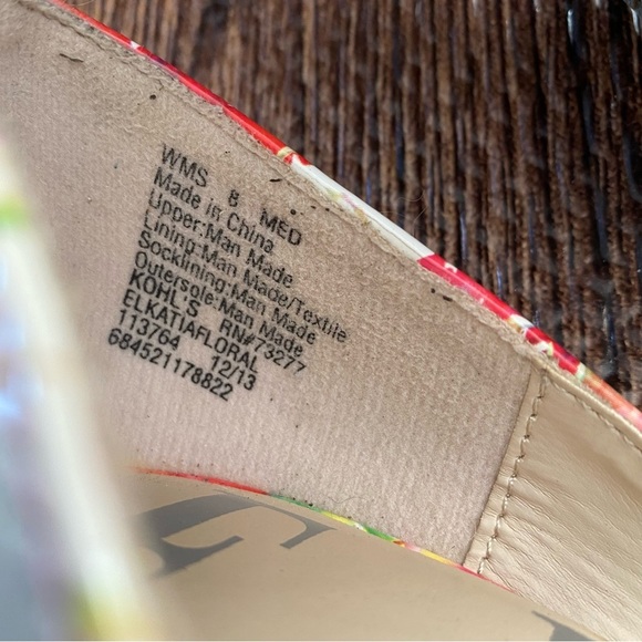 Elle Floral peep toe high heels - Picture 5 of 6